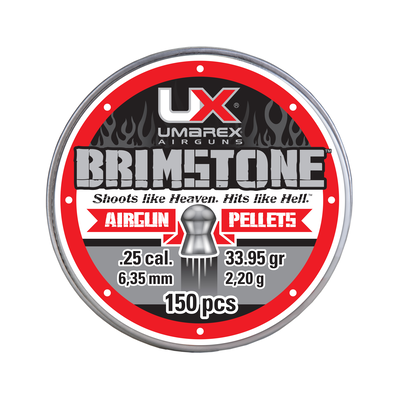 UX BRIMSTONE PELLET .25 - 150 CT