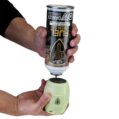 Elite Force Hailstorm Glow in the Dark Green Gas Airsoft BB Grenade