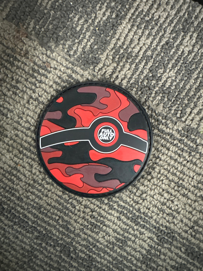 FullAutoOnly Red Pokball PVC Patch