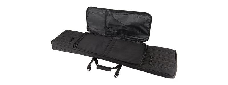 Lancer Tactical 48" Double Gun Bag 600D PVC Molle Belt Rifle Bag