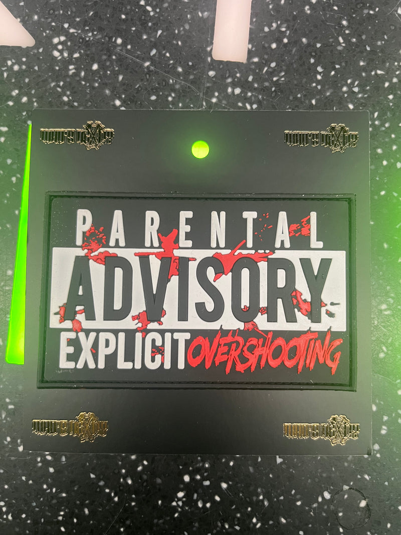 Parental Advisory Explicit OVERSHOOTING Patch