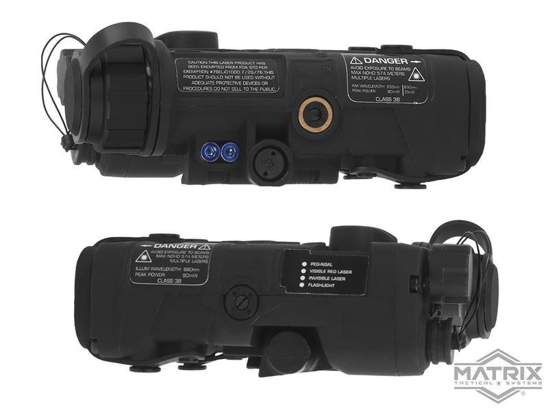 Matrix Mini PEQ-NGAL Next Generation Red / IR Dual Laser and Flashlight