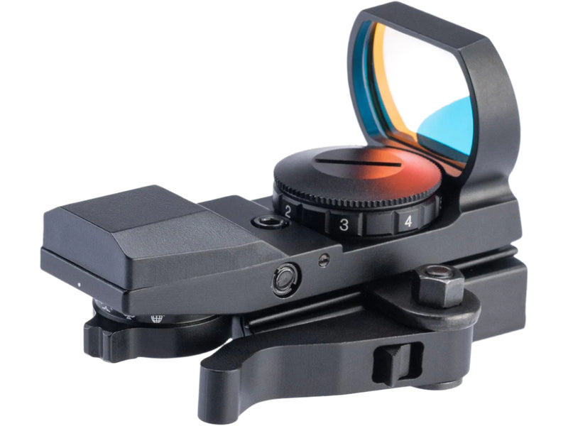 VISM LED 4 Reticle Red Dot Reflex Sight w/ QR Mount
