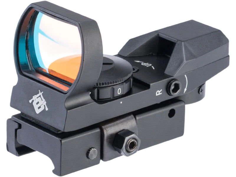 VISM LED 4 Reticle Red Dot Reflex Sight w/ QR Mount