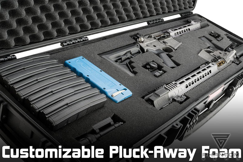 Phantom Gear Series Waterproof Rifle Case w/ Customizable Grid Foam