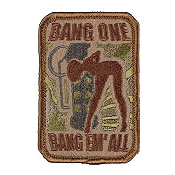 MSM Bang Em’ Small Embroidered Morale Patch
