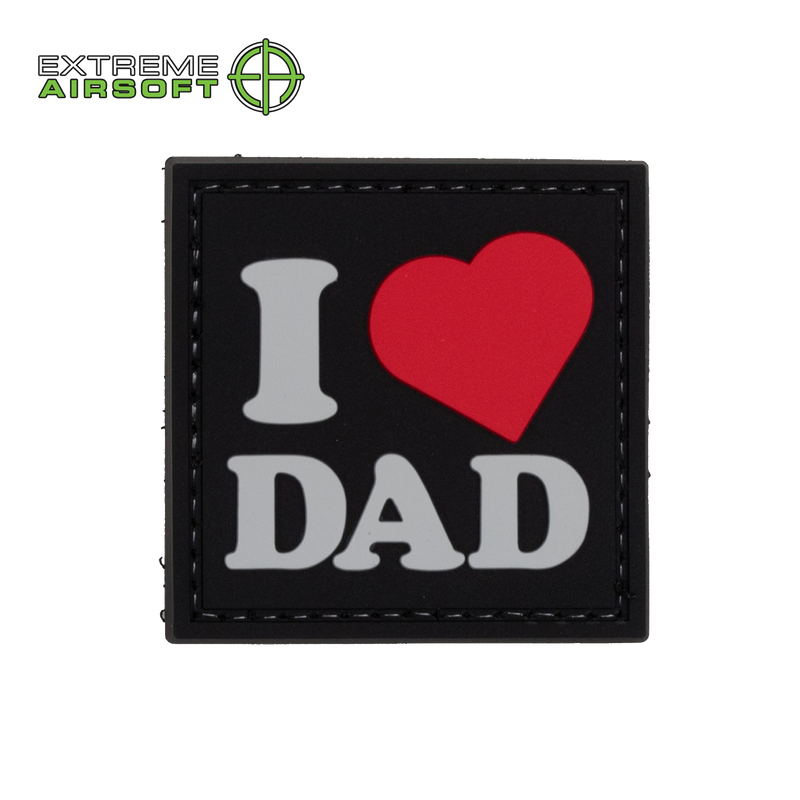 I Heart Dad PVC Patch