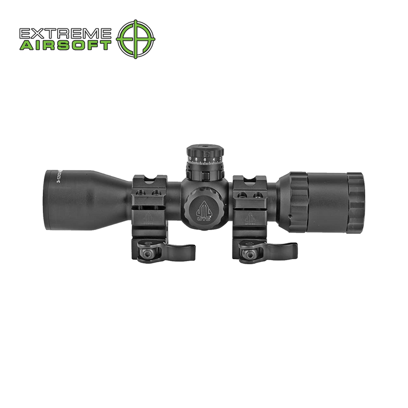 UTG BUG BUSTER 3-12X32 1" Scope, Side AO, Mil-dot, Dovetail Rings
